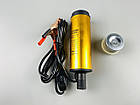 Насос паливоперекачувальний занурювальний електричний 12В 60Вт 30-50 л/хв + кабель + вимикач + 2 затискачі крокодила, фото 8