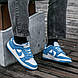 Чоловічі Кросівки Nike SB Dunk White Blue 40-41-43-44-45, фото 6