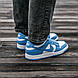 Чоловічі Кросівки Nike SB Dunk White Blue 40-41-43-44-45, фото 7