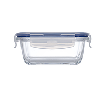 Контейнер для харчових продуктів 0,38л прямокутний скло P3546 Pure Box Active Luminarc, фото 4
