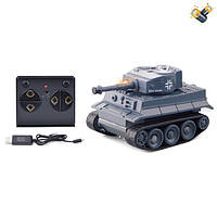 Игрушка мини танк Tiger-1 Тигр на радиоуправлении, свет, танк 7см, игрушечные танки