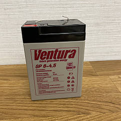 Акумуляторна батарея 6В 4.5 А/год, Ventura GP 6-4,5