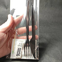 Набор одноразовый (Вилка + нож + влажная салфетка + зубочистка + перец) в индивидуальной упаковке