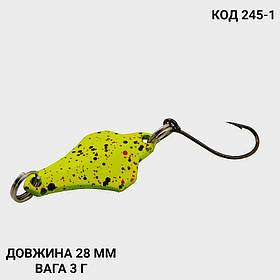 Блешня 3 г., 28 мм.