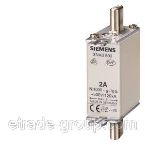 Запобіжник LV HRC Siemens 3NA3810