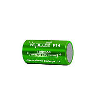 Аккумулятор 18350 3.7V 1400mAh 3A Li-ion INR18350-F14 1шт 18*35mm Vapcell