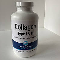 Lake avenue Hydrolyzed collagen гідролізований колаген типів І і ІІІ, 1000 мг, 365 таблеток