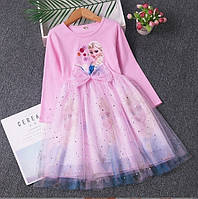 Неймовірна новорічна сукня для дівчинки з "Крижаного сердця" Дитяча новорічна сукня