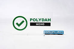 Полікарбонат монолітний для покрівлі прозорий POLYDAH-моно 8 мм, 2060х6100