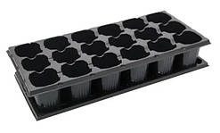 Касети для розсади 44смх20,5см 18 вічок з піддоном