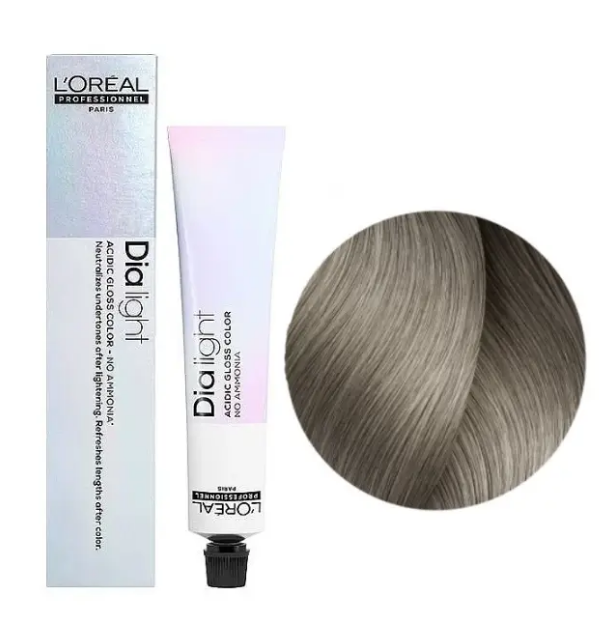 Гель-фарба без аміаку L&apos;Oreal Professionnel DIA Light №9.18 Блондин молочно-попелястий мокка 50 мл