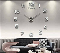 Настінний 3D-годинник DIY Clock 100-120 см / 002В