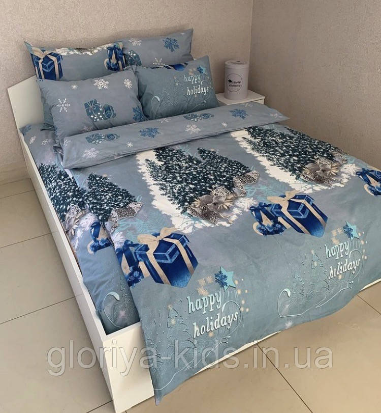 Комплект постільна білизна бязь преміум люкс 1.5сп