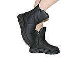 Жіночі чобітки на блискавці еко шкіра розмір 36 39, фото 7