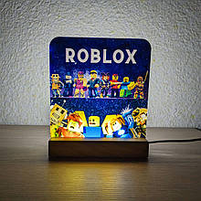 Світильник нічник з надрукованою картинкою Роблокс acr-uf000109