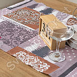 Новорічна скатертина - доріжка раннер на стіл "Лапландія" 140х47 см, фото 2