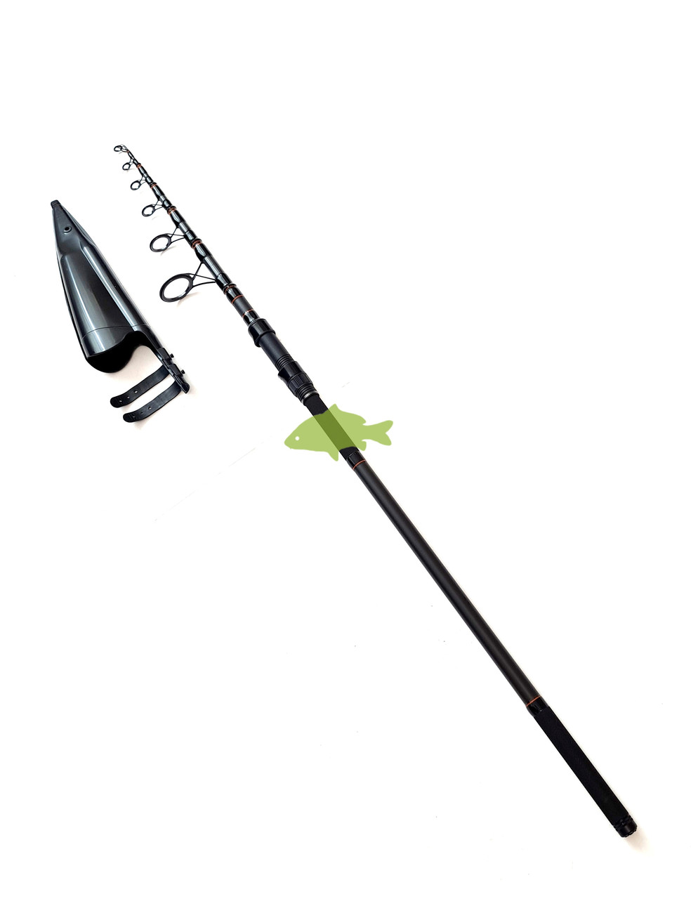 Коропове вудилище Feima Obsidian Carp TELE 3.60м 3.5lb (карбон IM8, 50мм кільце) (402), телескопічне вудилище, фото 1
