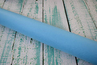 Фетр твердий класичний лист 50х50см товщина 1мм колір небесний