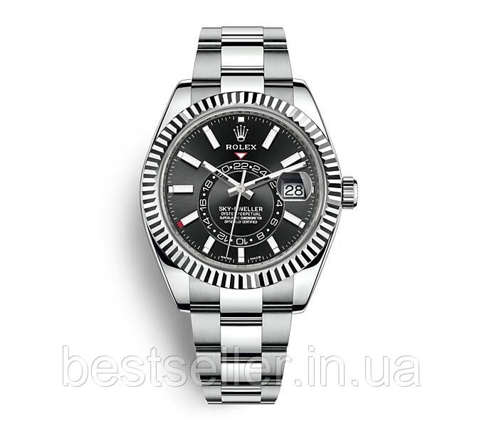 ROLEX SKY-DWELLER 40MM ETA 2836-2 SILVER BLACK. AAA
