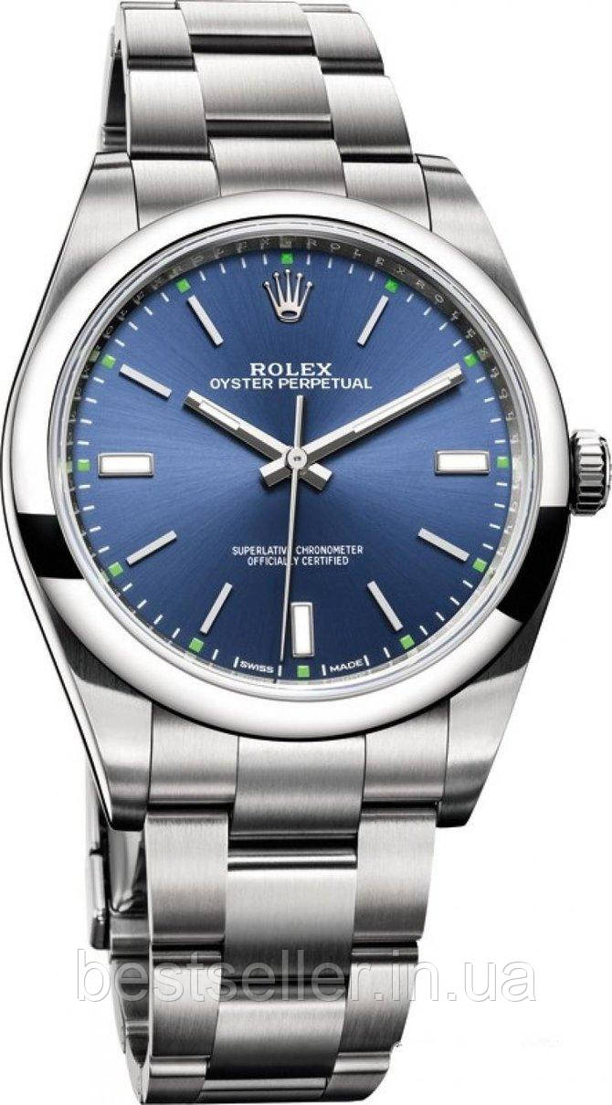ROLEX OYSTER PERPETUAL 40MM ETA 2813 SILVER BLUE. AAA