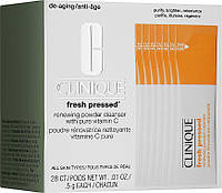 Порошок для лица Clinique Fresh Pressed Renewing Powder Cleanser With Pure Vitamin C 28*0.5 г