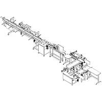 Полуавтоматическая линия для сращивания древесины по длине WSL-4650
