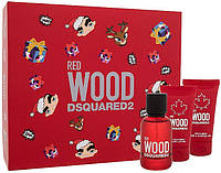 Dsquared2 Red Wood Pour Femme Набор (50 мл - туалетная вода (edt) + 50 мл лосьон для тела + 50 мл гель для