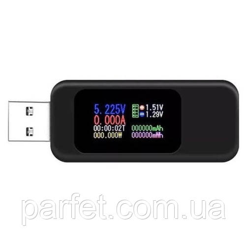 Usb тестер Keweisi KWS-MX18L, з кольоровим екраном