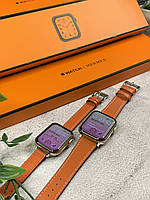 Лучший выбор! Смарт часы HERMES 1:1 Apple Watch 8 серия 41-45 мм +ремешок