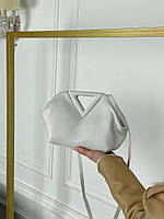 Женская сумка Bottega Handle (белая) актуальная стильная крутая повседневная сумка B02