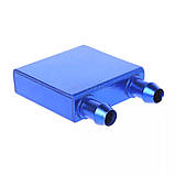 Водоблок, теплообмінник водяний 40х40х12 мм, фото 3