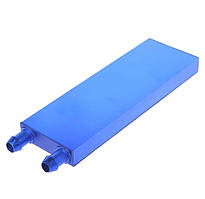 Водоблок, теплообмінник водяний 120х40х12 мм