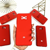 Силиконовый чехол для Xiaomi Poco X3 / X3 Pro Red (14)