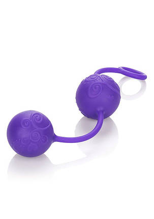 Вагінальні кульки силіконові Posh Silicone O Balls фіолетові California Exotic, фото 1