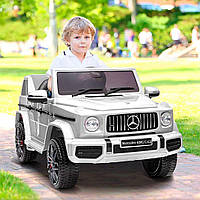 Детский электромобиль Джип Mercedes-AMG G63 M 5038-1 белый мерседес