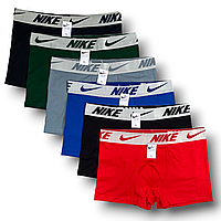 Трусы мужские боксеры хлопок Nike 03, ассорти, размер 2XL (50-52), 013055