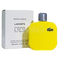 Lacoste Eau De Lacoste L.12.12 Jaune - Optimistic 100 ml. - Туалетная вода - Мужской - Тестер