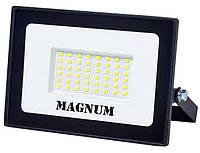 Світлодіодний прожектор MAGNUM FL12 ECO LED 50Вт slim чорний 6500К IP65 (90018085)