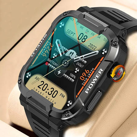 Смарт годинник Smart Watch, вимірювання пульсу, тиску, кисню в крові, режими тренувань, фото 1