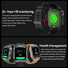 Смарт годинник Smart Watch, вимірювання пульсу, тиску, кисню в крові, режими тренувань, фото 5