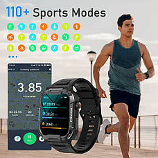 Смарт годинник Smart Watch, вимірювання пульсу, тиску, кисню в крові, режими тренувань, фото 6