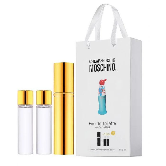 Moschino I Love Love edt 3x15ml - Trio Bag, фото 1