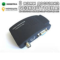 BNC S-Video to VGA монитор Конвертер Черный