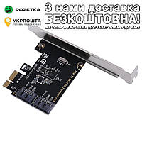 PCI-E в 2 порта SATA 3.0 (6 Гбит/с) Плата расширения