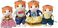 Sylvanian Families Calico Critters семья кленовых котов 1794 Maple Cat Family