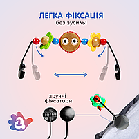 Дуга з іграшками для крісла-гойдалки А1 Googly eyes, фото 6