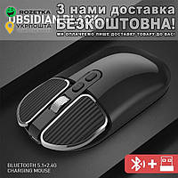 Bluetooth 5.1 2,4G беcпроводная 800 DPI 1200 DPI 1600 DPI Мышь Черный