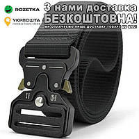 Тактический Tactical Belt 125 см Ремень Черный