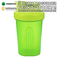 Шейкер спортивний 400 мл Пляшка для змішування 400 мл спортивна Шейкер Зелений