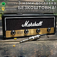 Ключниця Marshall на 4 ключі у вигляді гітарного підсилювача JCM 800 чорна